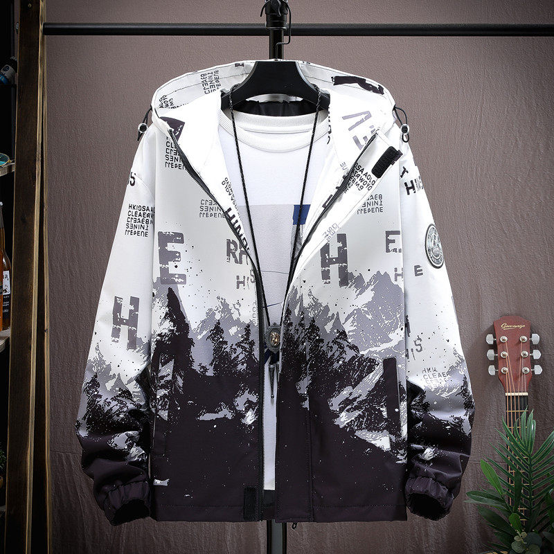 青少年春秋季高中学生男孩潮流夹克 外叁夹克