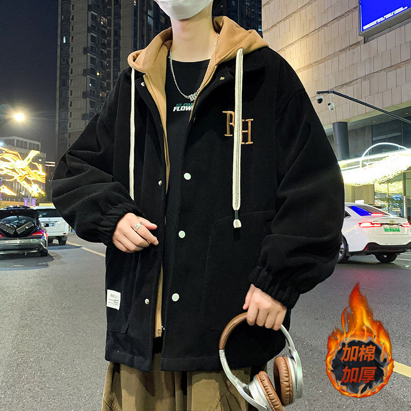 2025新款秋冬季青少年夹棉加厚外套男款初中高中学生夹克大童冬装,淘宝优惠券,粉丝福利购,淘宝优惠卷