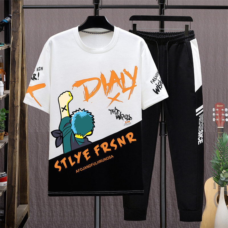 13青少年短袖男孩套装12-15 14 t恤 外叁T恤