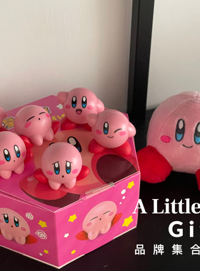 星之卡比日本车载迷你手办摆件