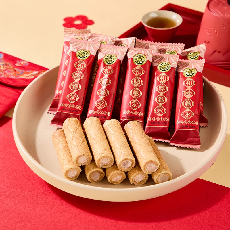 徐福记喜饼卷心酥夹心饼干500g蛋卷结婚庆批发结婚官方正品,淘宝优惠券,粉丝福利购,淘宝优惠卷