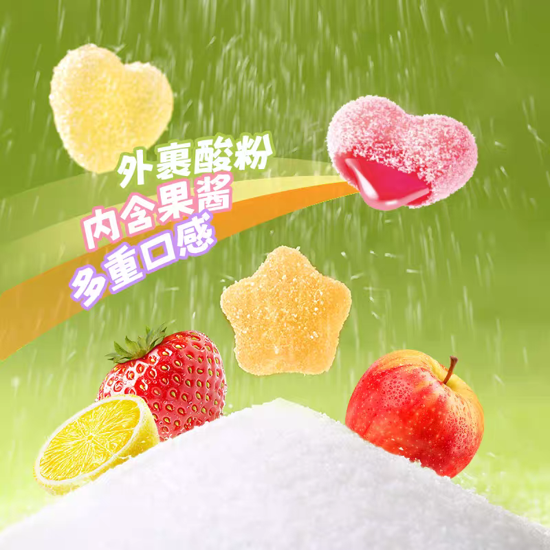 不二家软糖水果味牛奶糖儿童休闲小零食学生礼物橡皮糖