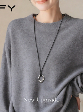 精致高级感毛衣链女轻奢小众设计感秋冬配饰项链气质大气日常百搭