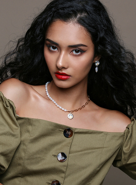 小雏菊淡水珍珠轻奢ins告白礼物