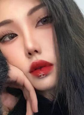 双C唇夹唇钉免打孔小众潮酷无洞
