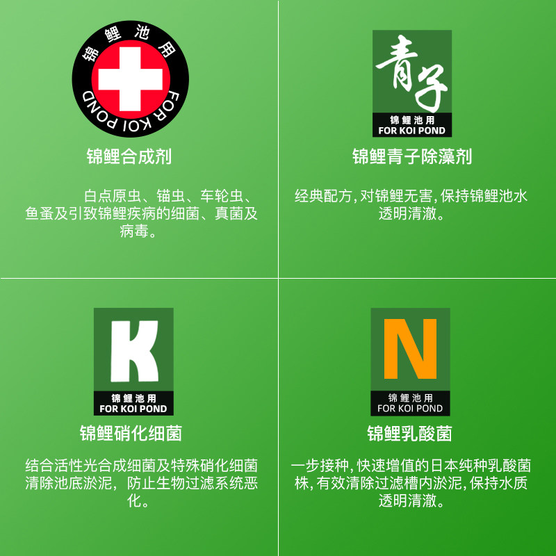 神阳鱼池锦鲤鱼健康鱼缸抑菌净水除藻青苔防虫消毒乳酸菌液护理剂