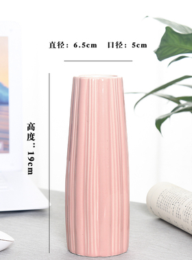 小摆件干花卧室电视柜创意陶瓷