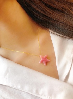 珠宝女皇贝纯银镶嵌海星胭脂螺