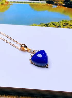 东海水晶女银时尚青金石金