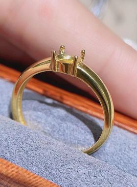 男女通吃的中兴风银戒托复购率高