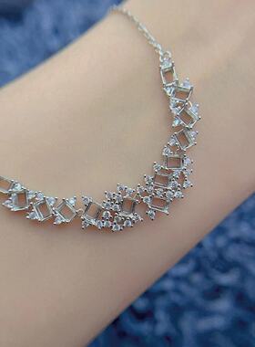 S925银托工厂多款式项链空托