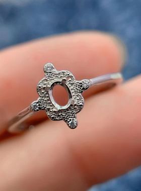 银托工厂多款可选S925纯银戒托