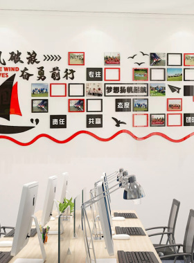 企业文化员工展示照片墙