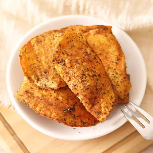 美冴甘梅地瓜片即食海苔地瓜干休闲香脆纯手工原切零食整箱散装 - 图1