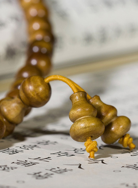 四川金丝楠木男女款把玩佛珠手链