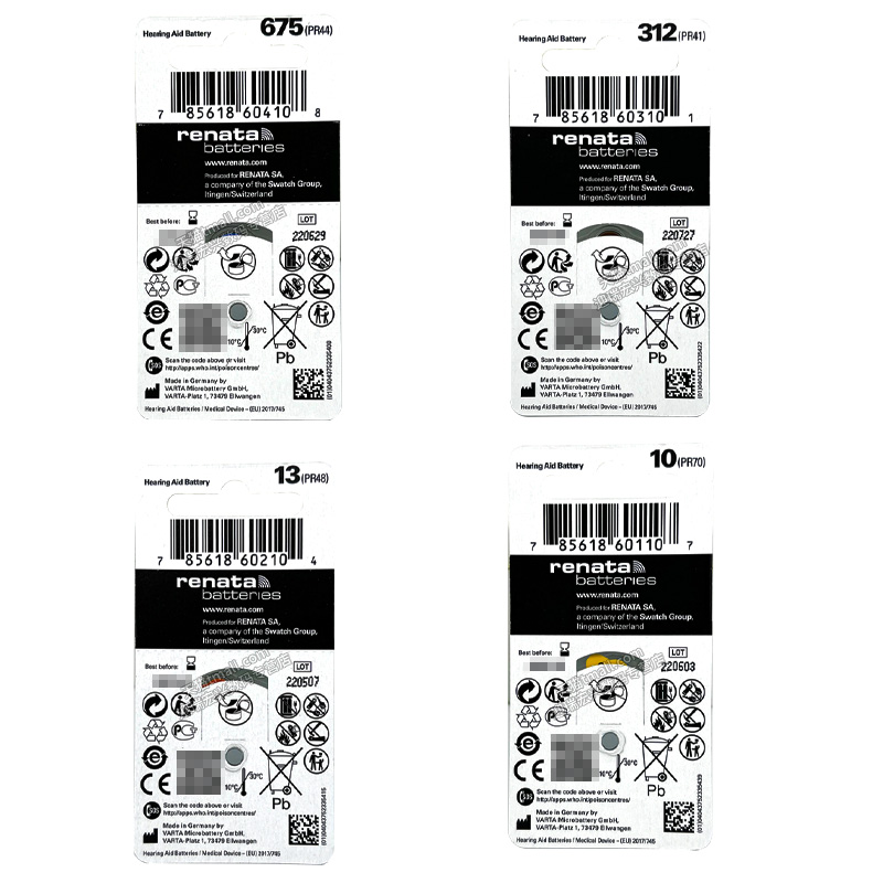 德国A10助听器电池 PR70锌空气专用1.4v欧仕达ast老人耳蜗耳内式纽扣电子P10 PR536 S10A 10D十号进口1.45伏