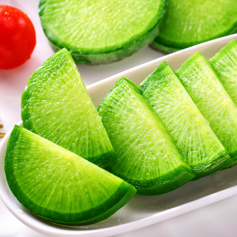 潍坊萝卜水果萝卜甜脆水果型潍县沙窝青萝卜10斤新鲜天津生吃正宗,淘宝优惠券,粉丝福利购,淘宝优惠卷