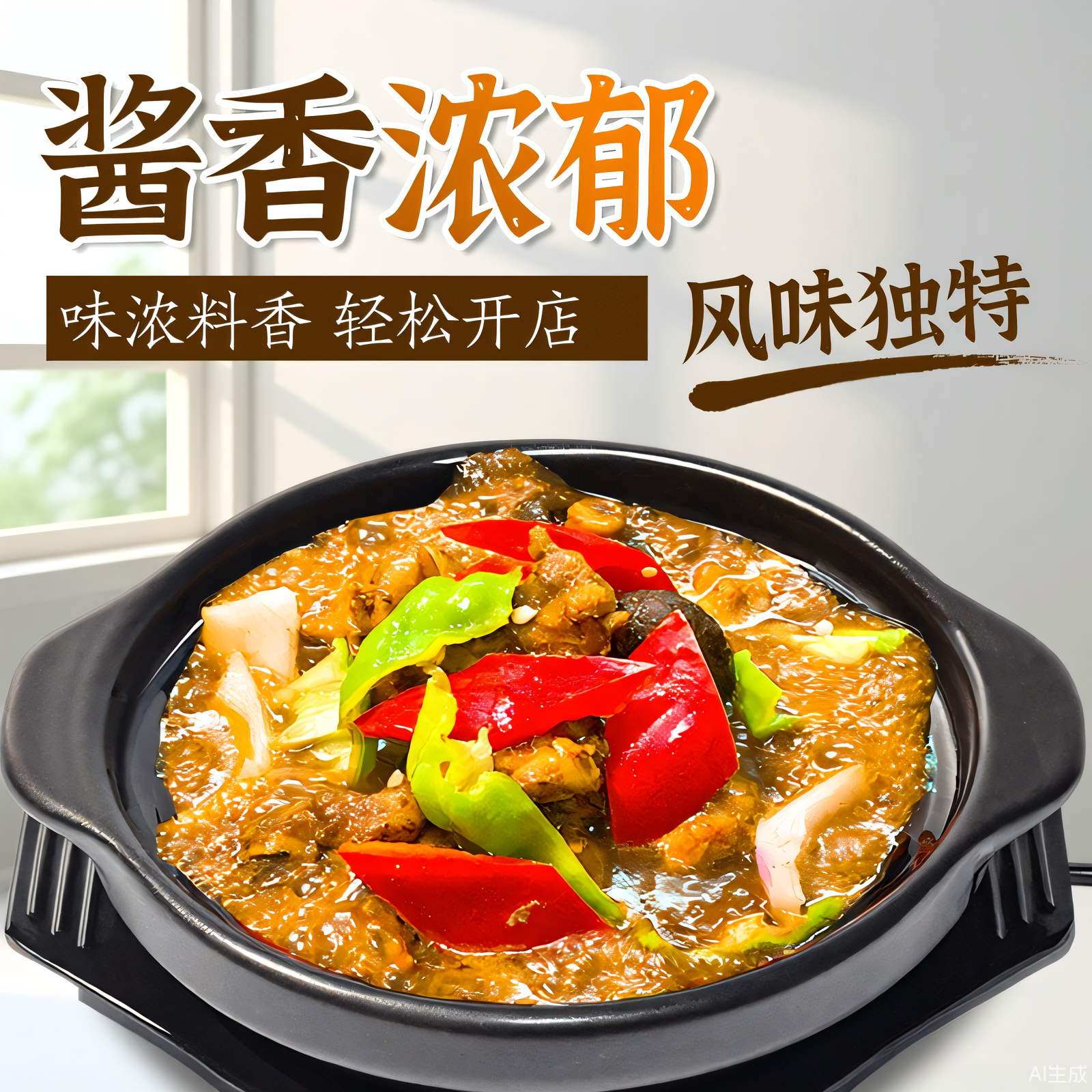 拿手好菜重庆鸡公煲酱料调料黄焖鸡秘制配方瓶装家用简单易做试用