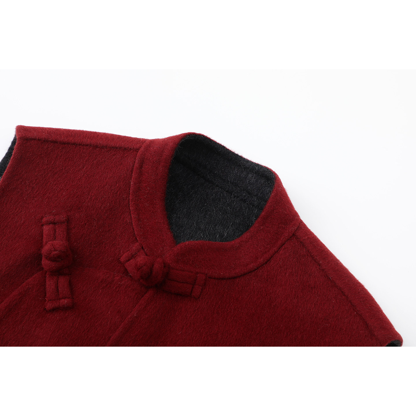 国风立领盘扣马甲女短款双面呢外套轻奢新中式坎肩2026冬羊毛大衣,淘宝优惠券,粉丝福利购,淘宝优惠卷