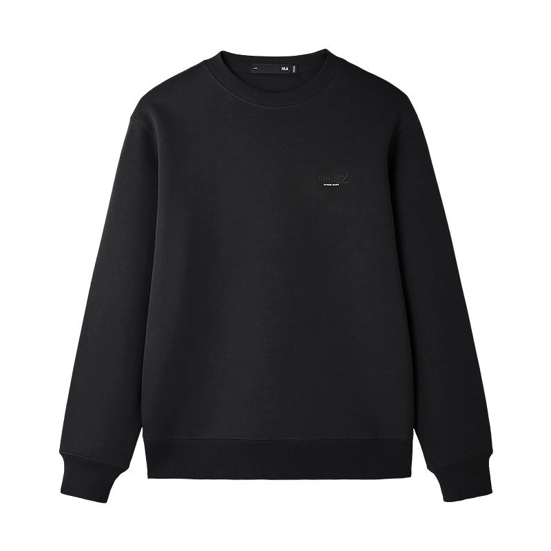 HLA/海澜之家sportsday加绒休闲圆领运动卫衣秋冬季宽松时尚卫衣,淘宝优惠券,粉丝福利购,淘宝优惠卷