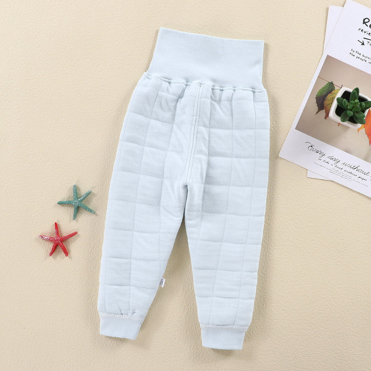 儿童纯棉保暖高腰裤中小童秋冬三层夹棉秋裤男女宝宝加厚护肚裤子,淘宝优惠券,粉丝福利购,淘宝优惠卷