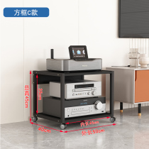 Home Living Room Multilayer Power Amplifier Enclosure Mobile Speaker Rack Tuning Bench Home Theater Holding Bracket CD Enclosure