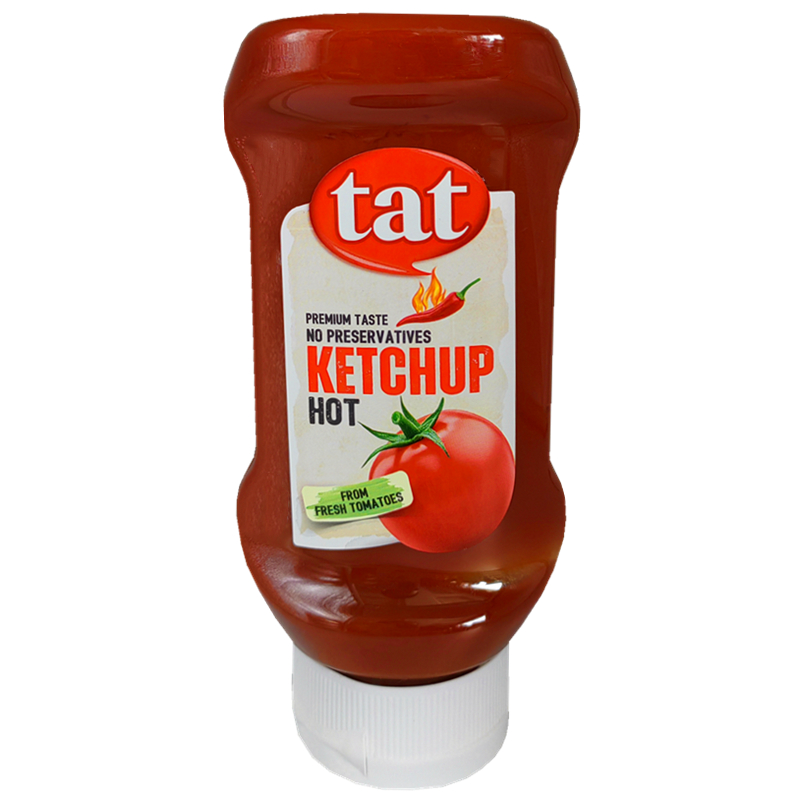 tat 塔特辣味番茄沙司家用挤压瓶意面薯条炸鸡蘸料手抓饼 ketchup - 图3