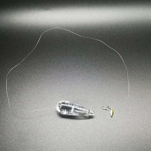 天外仙4克鱼迹+10.5mm叩甲虫亮片加强版浮水白条专杀成品钓组马口 - 图0