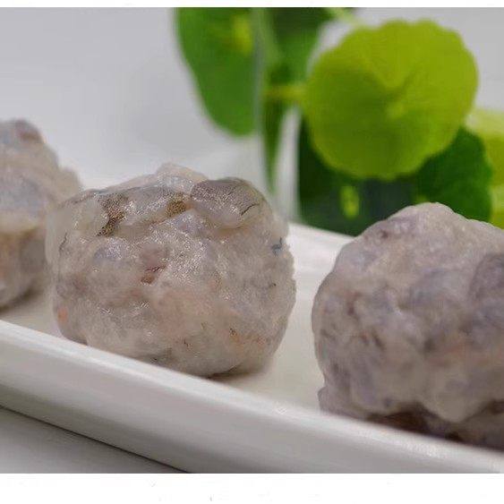 新疆乐乐妈原海新港虾滑100g速冻火锅食材冷冻半成品虾仁海鲜丸子,淘宝优惠券,粉丝福利购,淘宝优惠卷