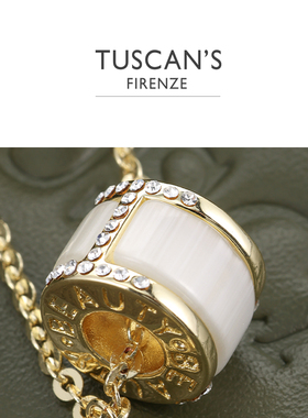 TUSCAN'S 铜合金项链 镀金轻奢坠链小众气质女项链蛮腰项链