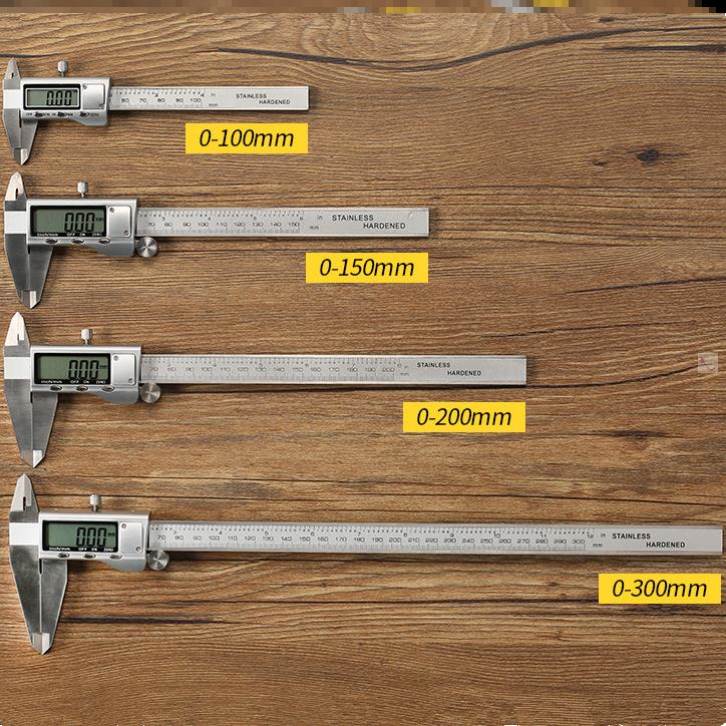 电子卡尺工业级珠宝电子测量尺量具学生双钩长爪管壁多用内外径 - 图0