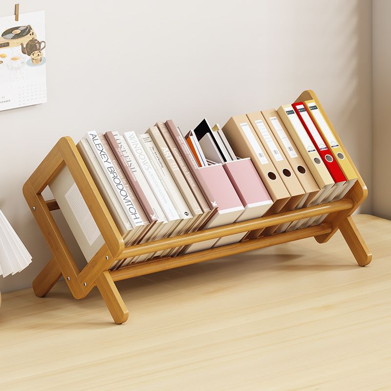简易小型书架儿童实木书架床头书柜桌上置物架办公书桌桌面收纳架