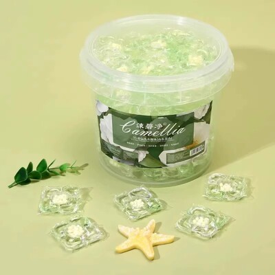 山茶花洗衣凝珠留香珠5D五合一洁净强力去污洗衣液球KK