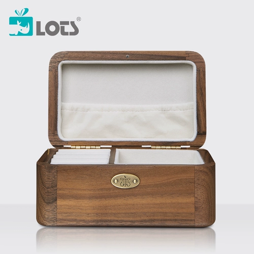 Лоты | деревянная коробка Cunnut Wood Jewelry Jewelry Music Box Sky City Girlfry Girlfy Gird Gitled