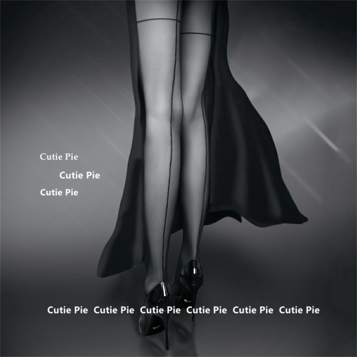 cutie：黑丝十字前后线竖线虾线美腿性感丝袜修身美腿拉长身线女,淘宝优惠券,粉丝福利购,淘宝优惠卷