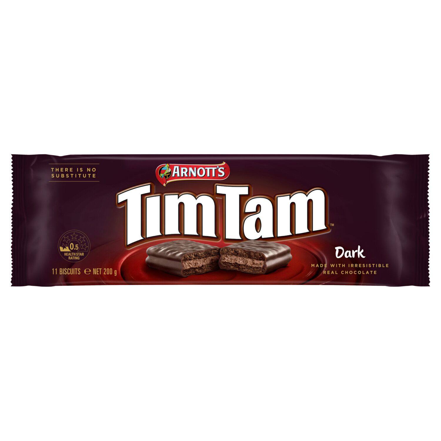 澳大利亚进口雅乐思timtam黑巧克力原味夹心饼干食品办公室小零食,淘宝优惠券,粉丝福利购,淘宝优惠卷