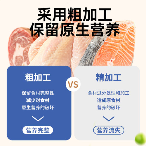 伯纳天纯生鲜狗粮鸭肉梨金毛边牧成犬幼犬通用型全价冻干犬粮12kg - 图1