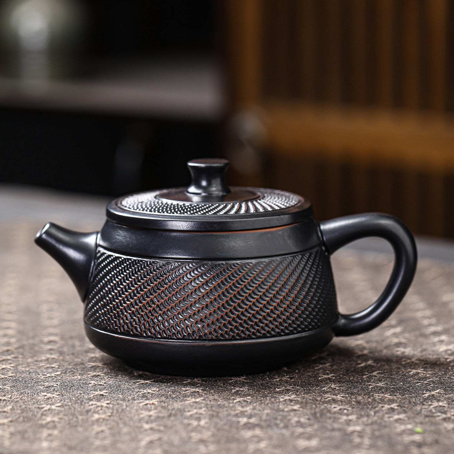 紫陶茶壶手工跳刀汉瓦壶正品凤鸣壶高档泡茶壶茶具单壶家用单壶,淘宝优惠券,粉丝福利购,淘宝优惠卷