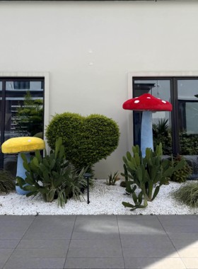 蘑菇摆件多巴胺风格儿童房