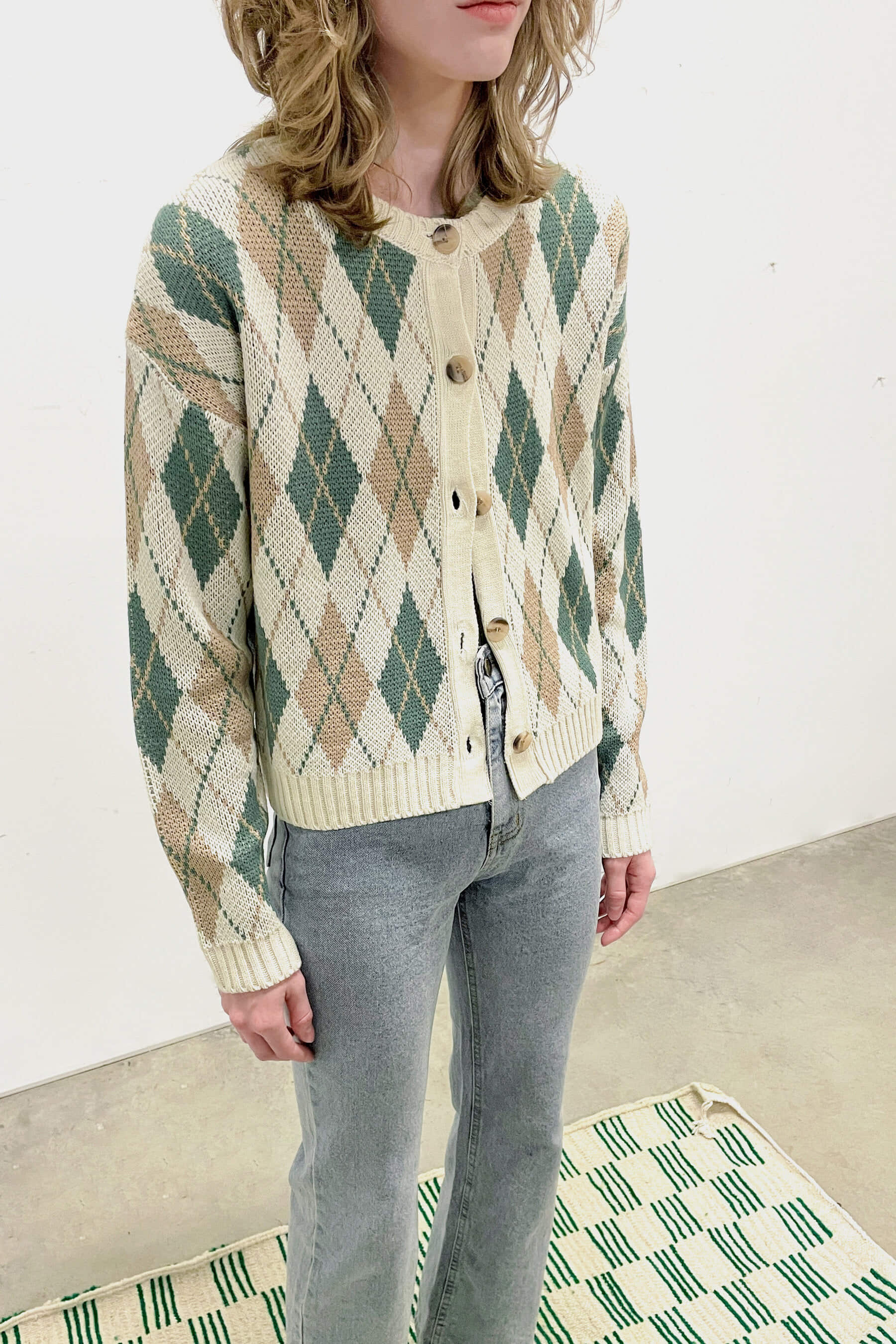 ショップニュース一覧 21ss DAIRIKU ニットベスト Argyle Knit Vest