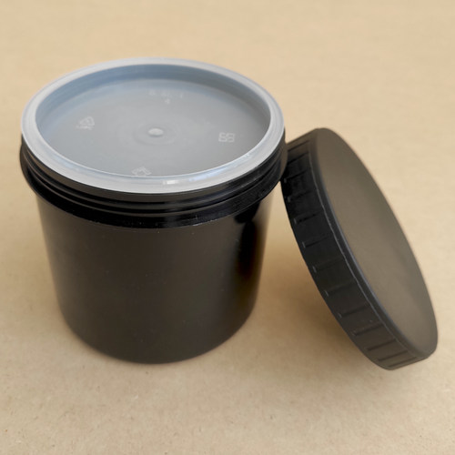塑料罐子食品级加厚密封包装罐面膜粉空罐分装瓶油墨锡膏1升500ML - 图2