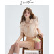 ຕັ້ງແຕ່ນັ້ນມາເສື້ອ chiffon ຝຣັ່ງ puff sleeve top