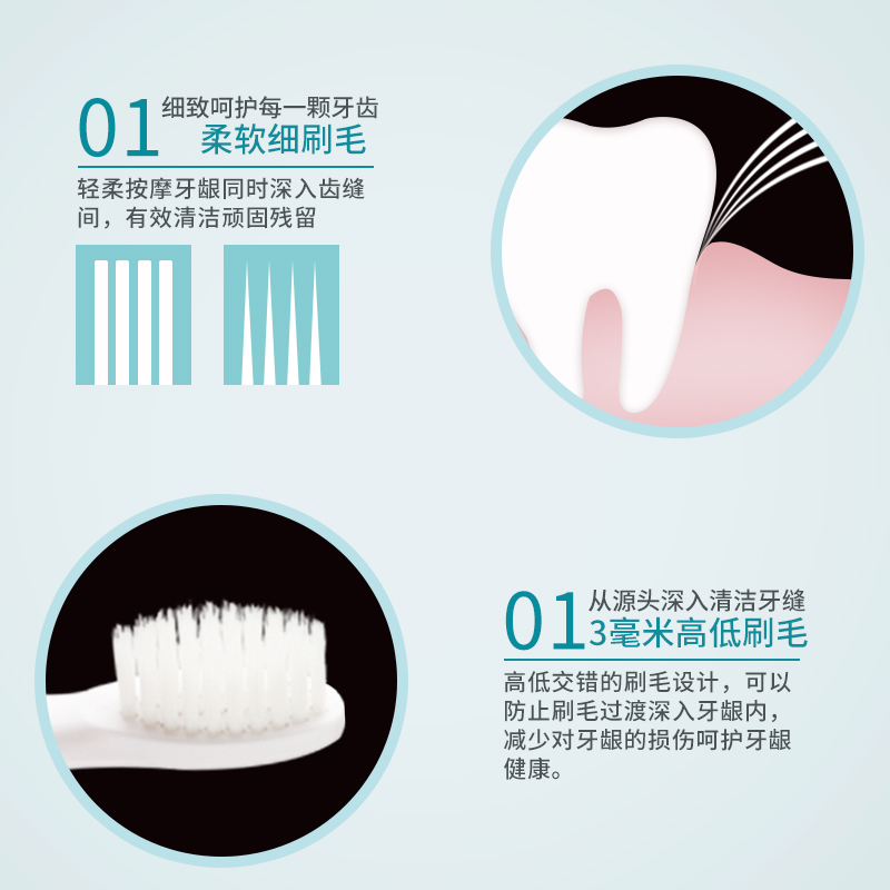 澳松适用松下电动牙刷头WEW0972/EW-DM71/711/712PDM7B通用替换头 - 图2