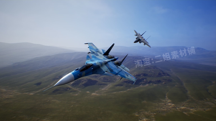 Multiplayer Single player Aircraft Battle System V2虚幻UE5 - 图1