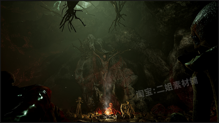 Deadly Caverns Modular Asset Pack致命洞穴资源原始野蛮UE4游戏-图3