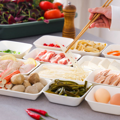 料理碟食品级配菜盘家用餐厅酱油陈醋碟火锅配料碟辣椒酱碟子18个 - 图3