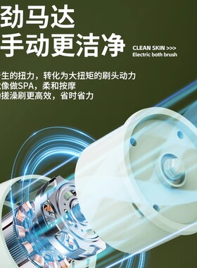 【2025新款】双手柄沐浴刷