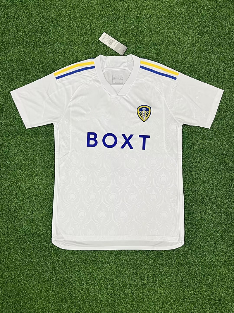 利兹联主场球衣足球服球衣加大肥23-24 Leeds home jersey shirt-图3