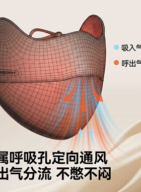 【李佳琦直播间双11尾款日】ohsunny保暖口罩熊猫款面罩羊毛口罩