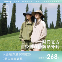 ossunny sunscreen woman summer breathable lovers casual loose anti-UV jacket outdoor sports windsurwear